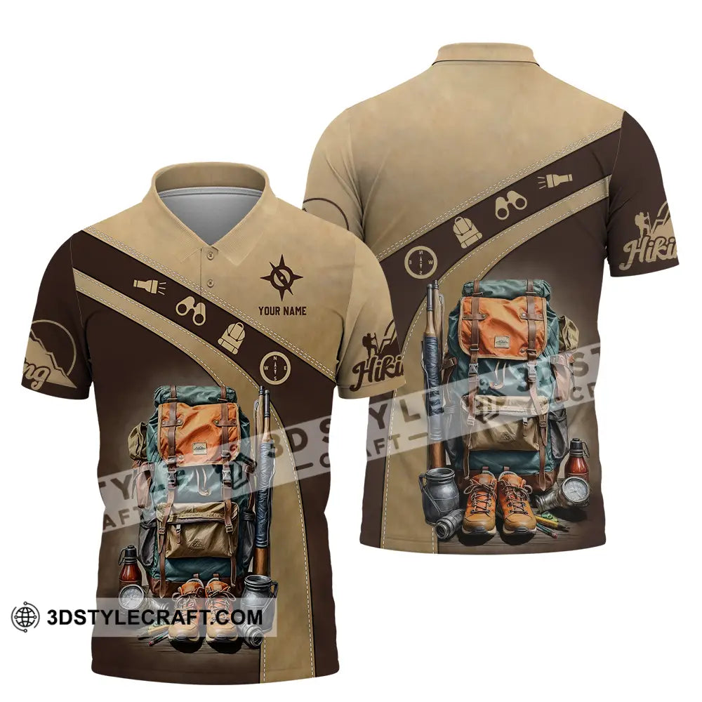 Unisex Shirt - Custom Text Shirt Hiking Shirt Polo Shirt / S T-shirt