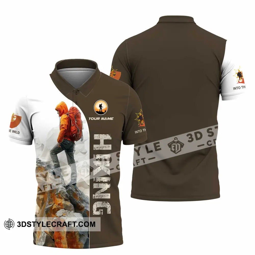 Unisex Shirt - Custom Text Shirt Hiking Shirt Polo Shirt / S T-shirt