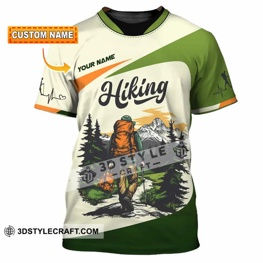Unisex Shirt - Custom Text Shirt, Hiking Shirt style option 1