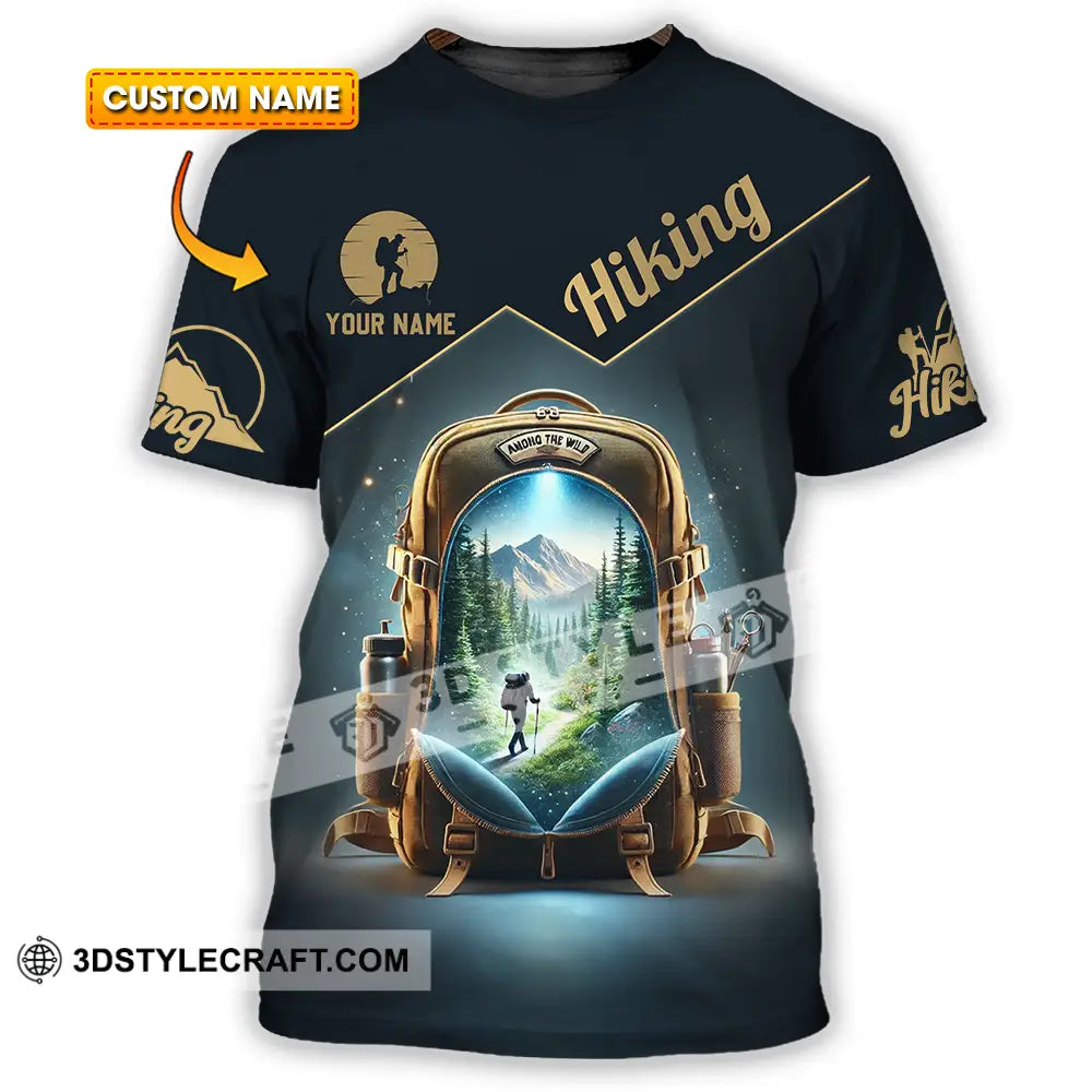 Unisex Shirt - Custom Text Shirt Hiking Shirt T-shirt