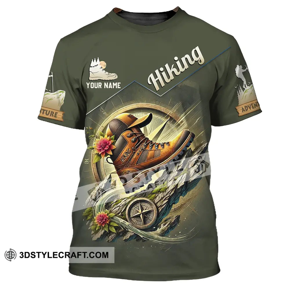 Unisex Shirt - Custom Text Shirt Hiking T-Shirt / S T-shirt