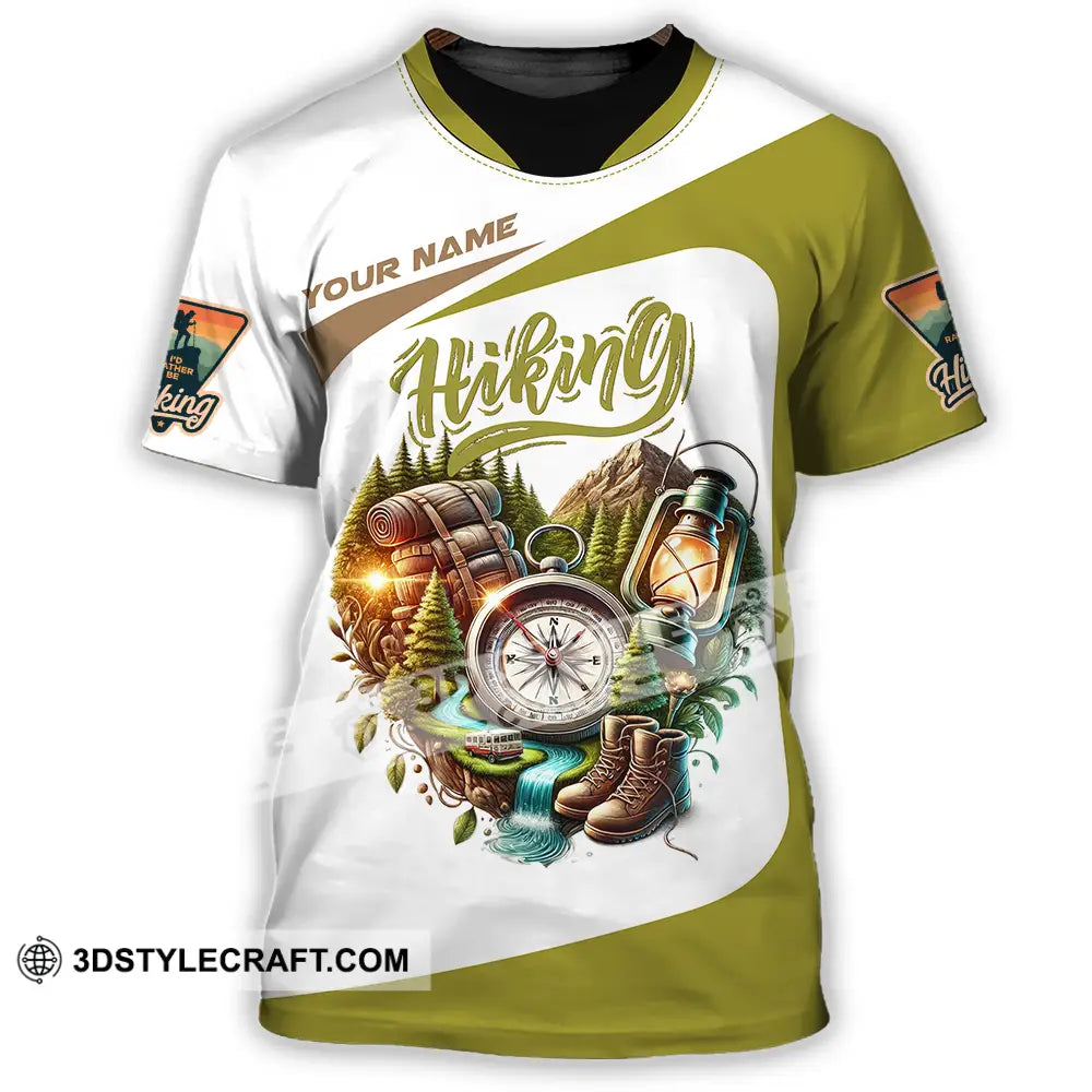 Unisex Shirt - Custom Text Shirt Hiking Shirt T-Shirt / S T-shirt