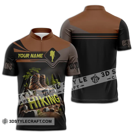 Unisex Shirt - Custom Text Shirt Hiking style option 2