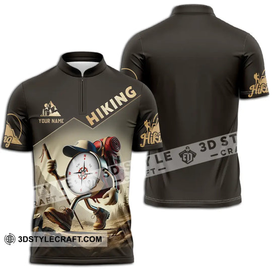 Unisex Shirt - Custom Text Shirt, Hiking Shirt style option 2