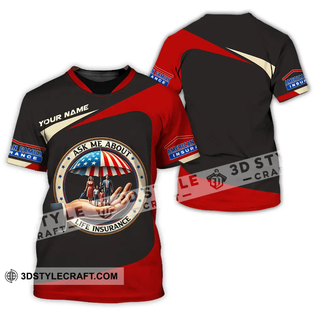 Unisex Shirt - Custom Text Insurance America T-Shirt / S T-Shirt