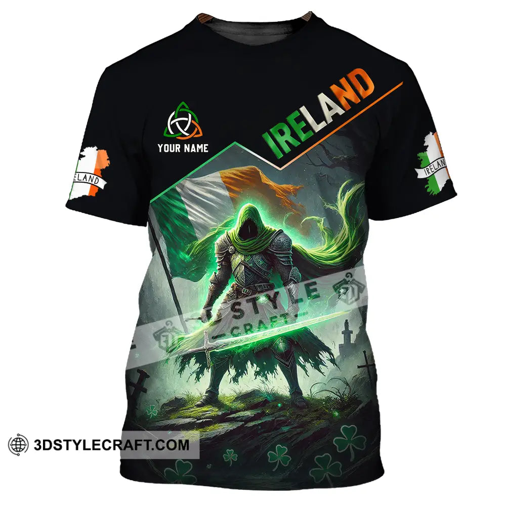 Unisex Shirt - Custom Text Ireland T-Shirt / S T-Shirt