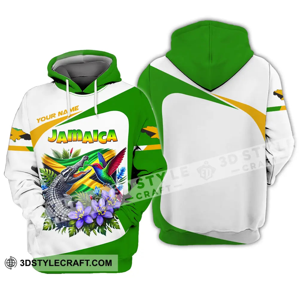 Unisex Shirt - Custom Text Jamaica Hoodie / S T-Shirt