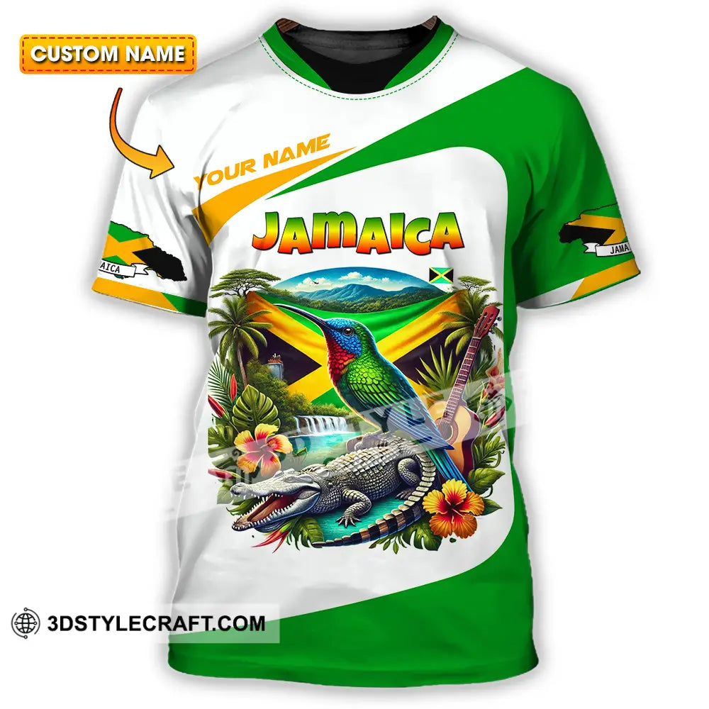 Unisex Shirt - Custom Text Jamaica T-Shirt