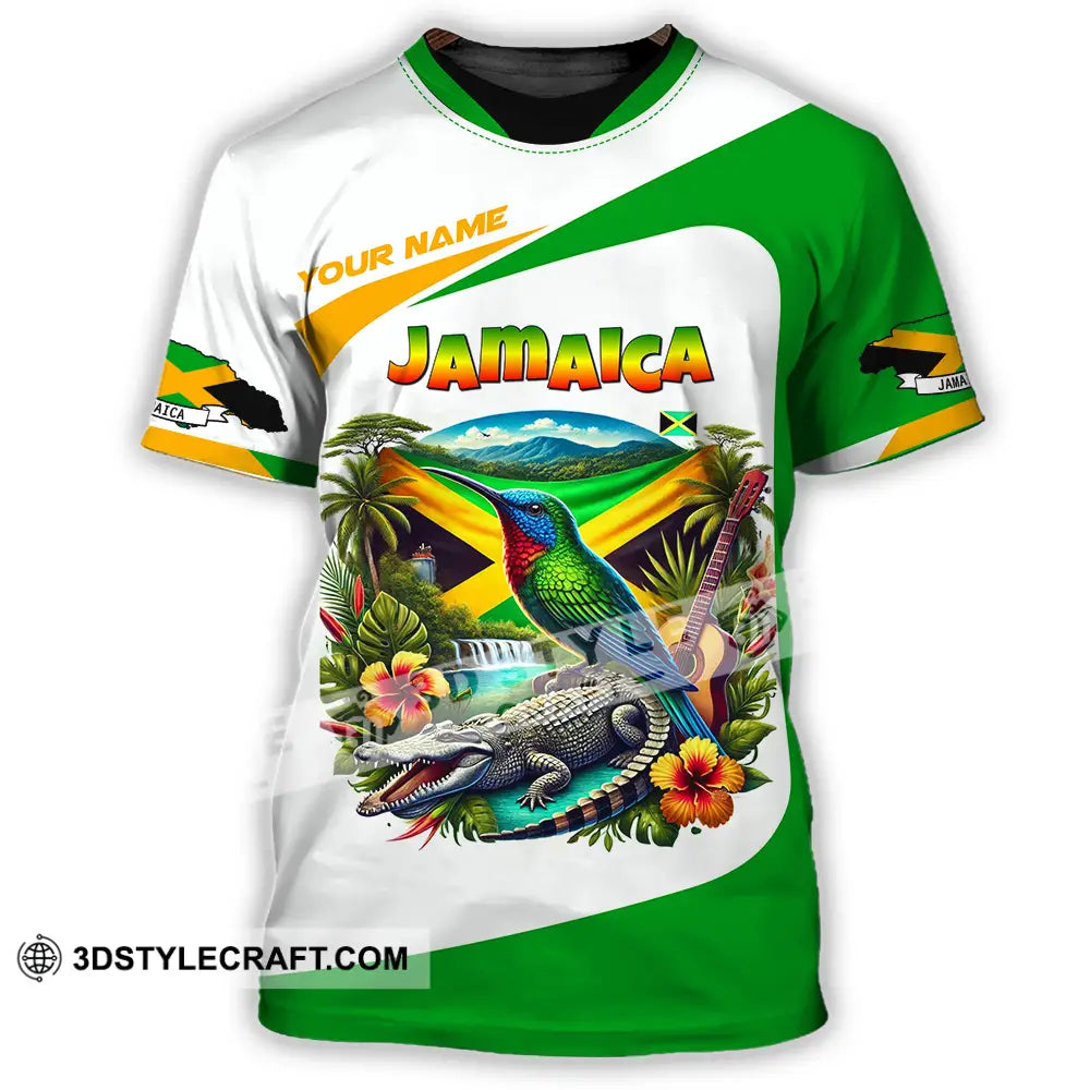 Unisex Shirt - Custom Text Jamaica T-Shirt / S T-Shirt