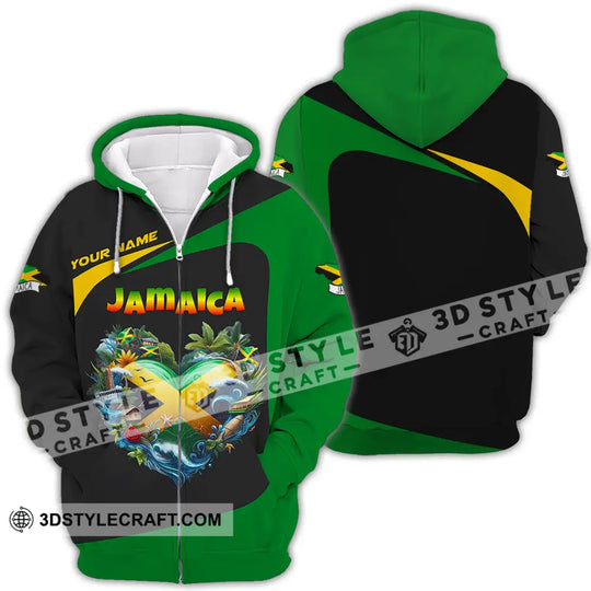 Unisex Shirt - Custom Text Shirt Jamaica style option 4