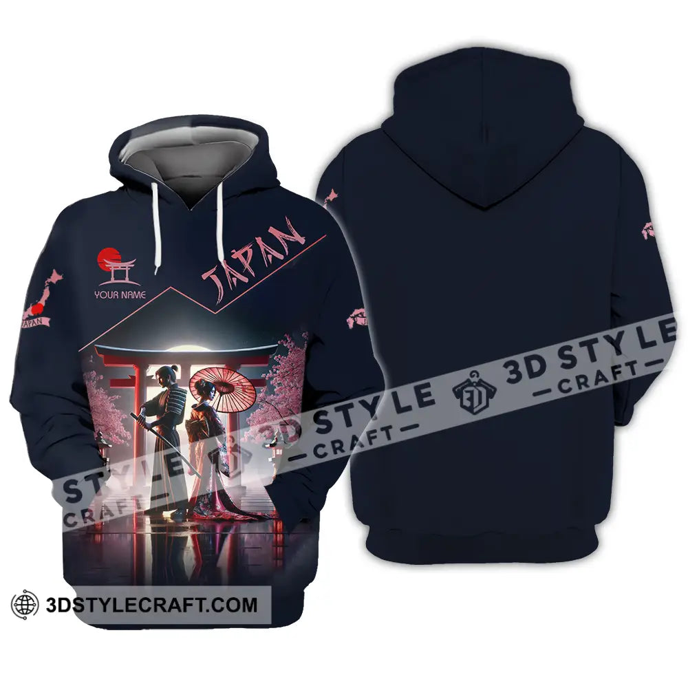 Unisex Shirt - Custom Text Japan Hoodie / S T-Shirt
