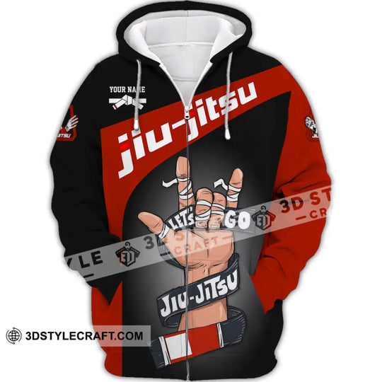 Unisex Shirt - Custom Text Shirt, Jiu Jitsu Shirt style option 2