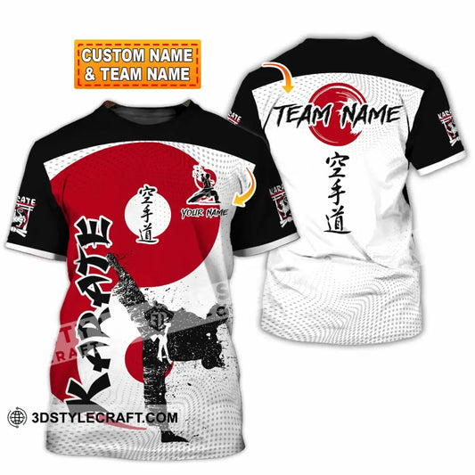 Unisex Shirt - Custom Text Shirt Karate Shirt T-shirt