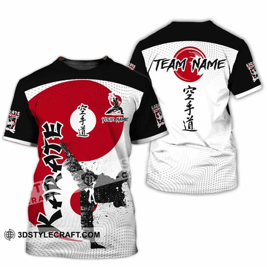 Unisex Shirt - Custom Text Shirt, Karate Shirt style option 4