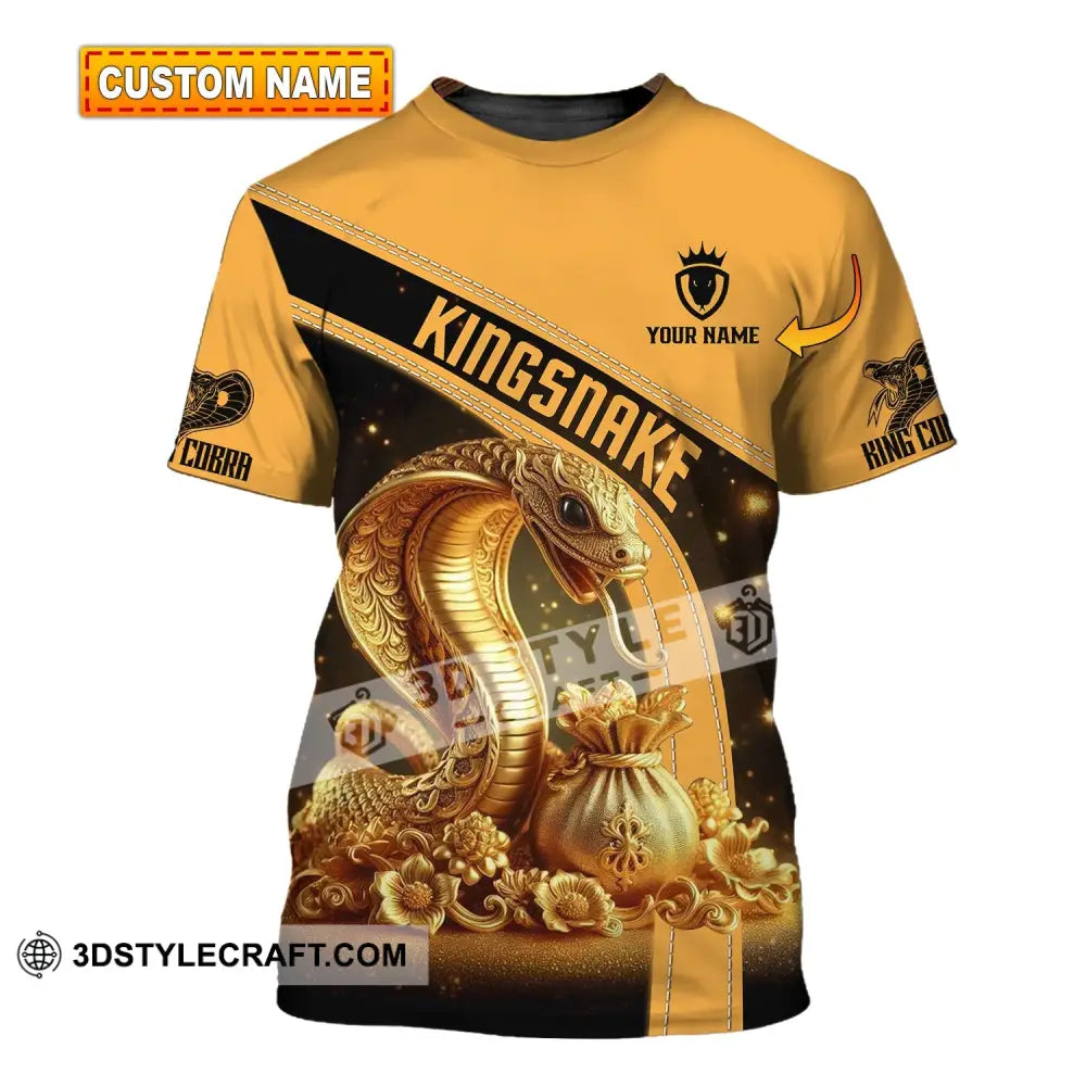Unisex Shirt - Custom Text King Snake T-Shirt