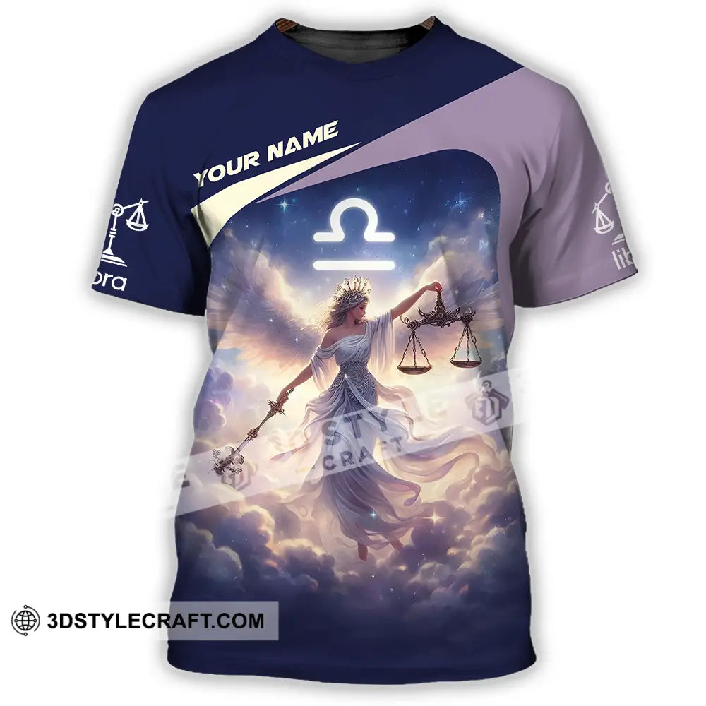 Unisex Shirt - Custom Text Libra T-Shirt / S T-Shirt