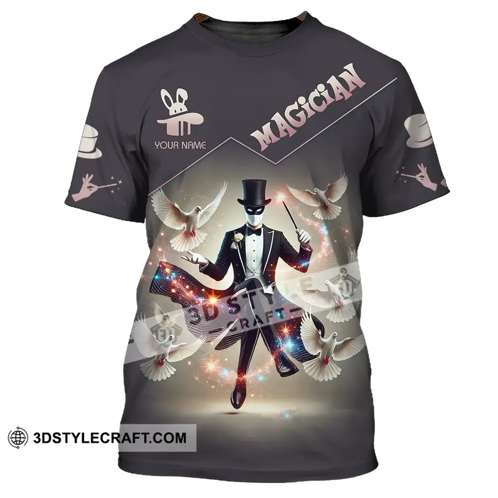 Unisex Shirt - Custom Text Magician T-Shirt / S T-Shirt