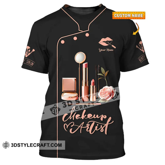 Unisex Shirt - Custom Text Shirt, Makeup Artist Shirt style option 1
