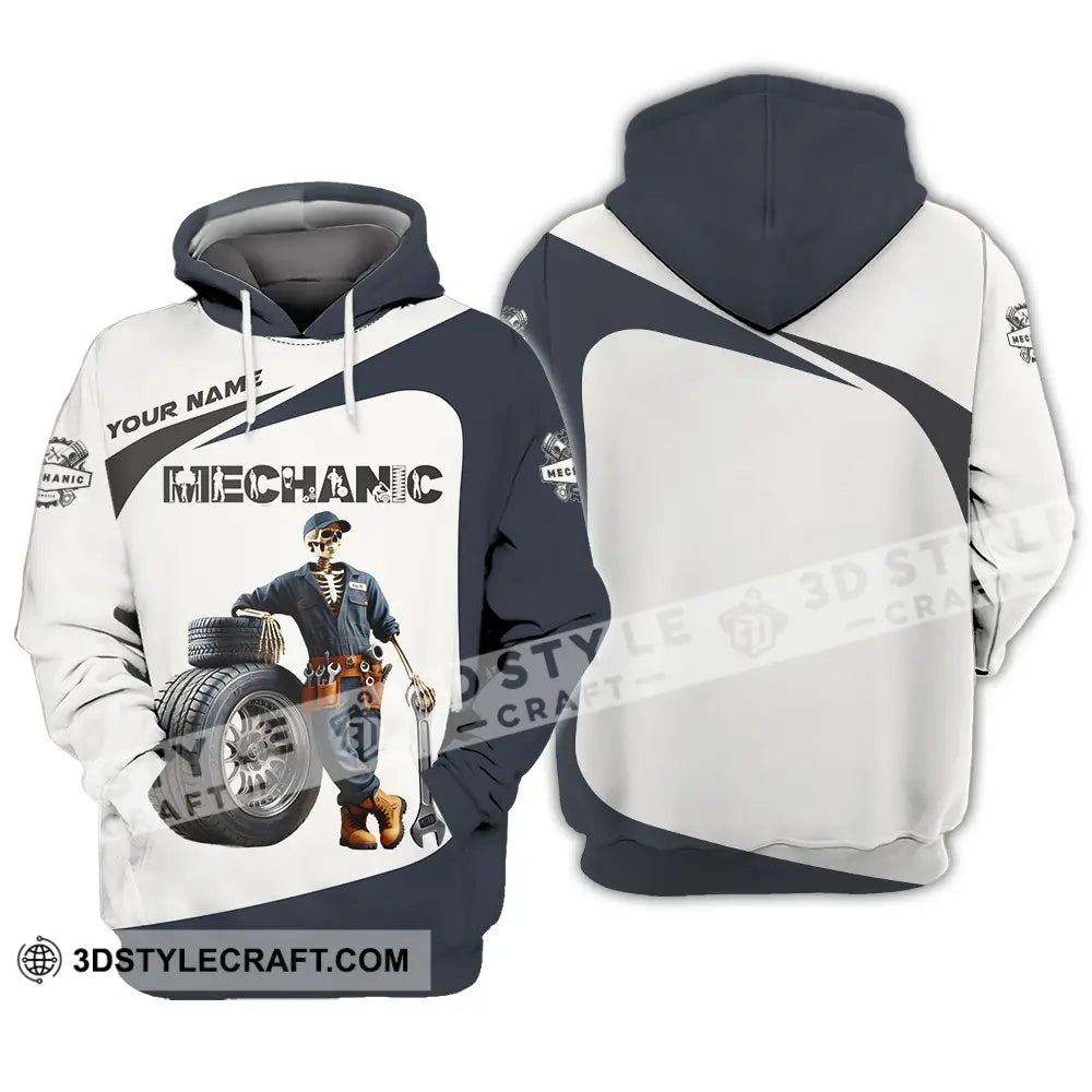 Unisex Shirt - Custom Text Mechanic Hoodie / S T-Shirt