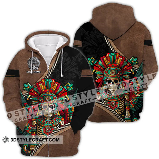 Unisex Shirt - Custom Text Shirt, Mexico Aztec Classic Shirt style option 4