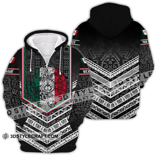 Unisex Shirt - Custom Text Shirt, Mexico Aztec Shirt style option 4