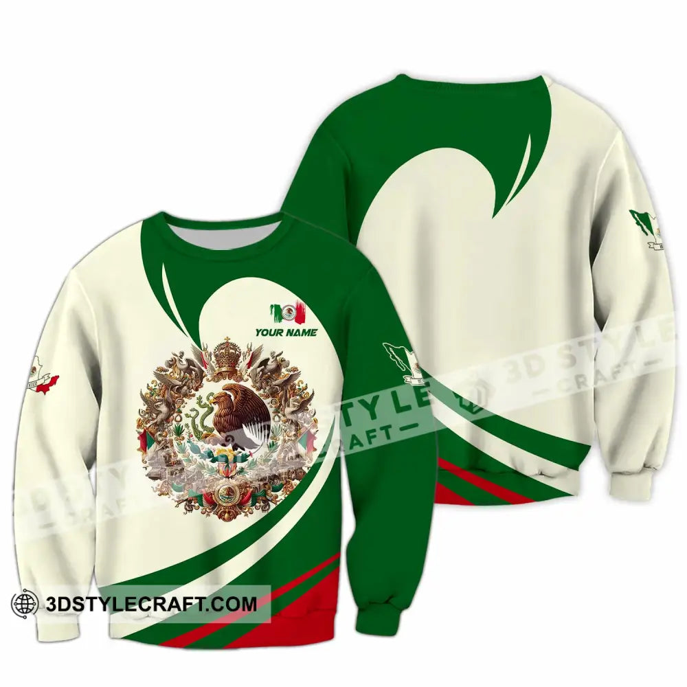 Unisex Shirt - Custom Text Shirt Mexico Shirt Long Sleeve / S T-shirt