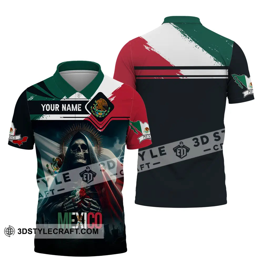 Unisex Shirt - Custom Text Shirt Mexico Shirt Polo Shirt / S T-shirt