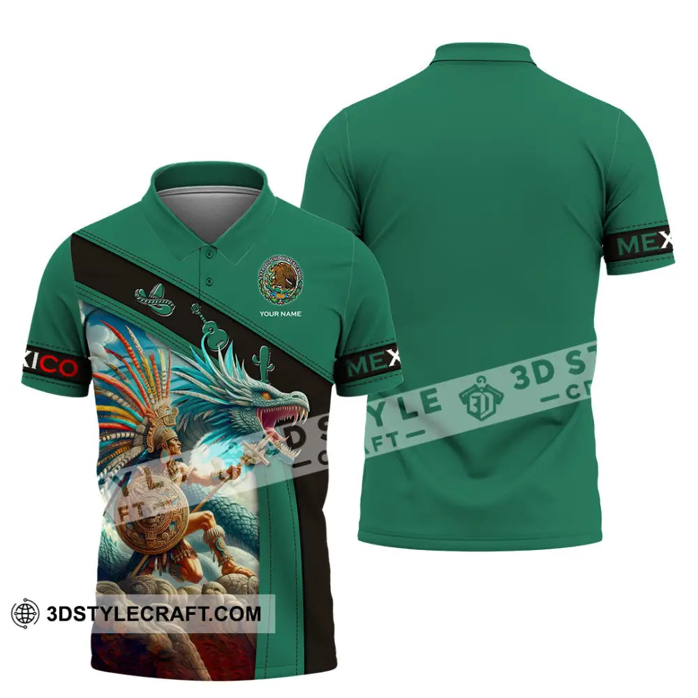 Unisex Shirt - Custom Text Shirt Mexico Shirt Polo Shirt / S T-shirt