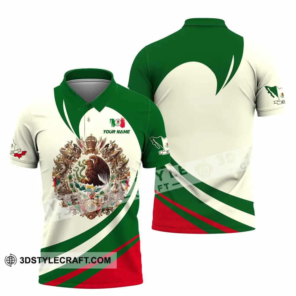 Unisex Shirt - Custom Text Shirt Mexico Shirt Polo Shirt / S T-shirt
