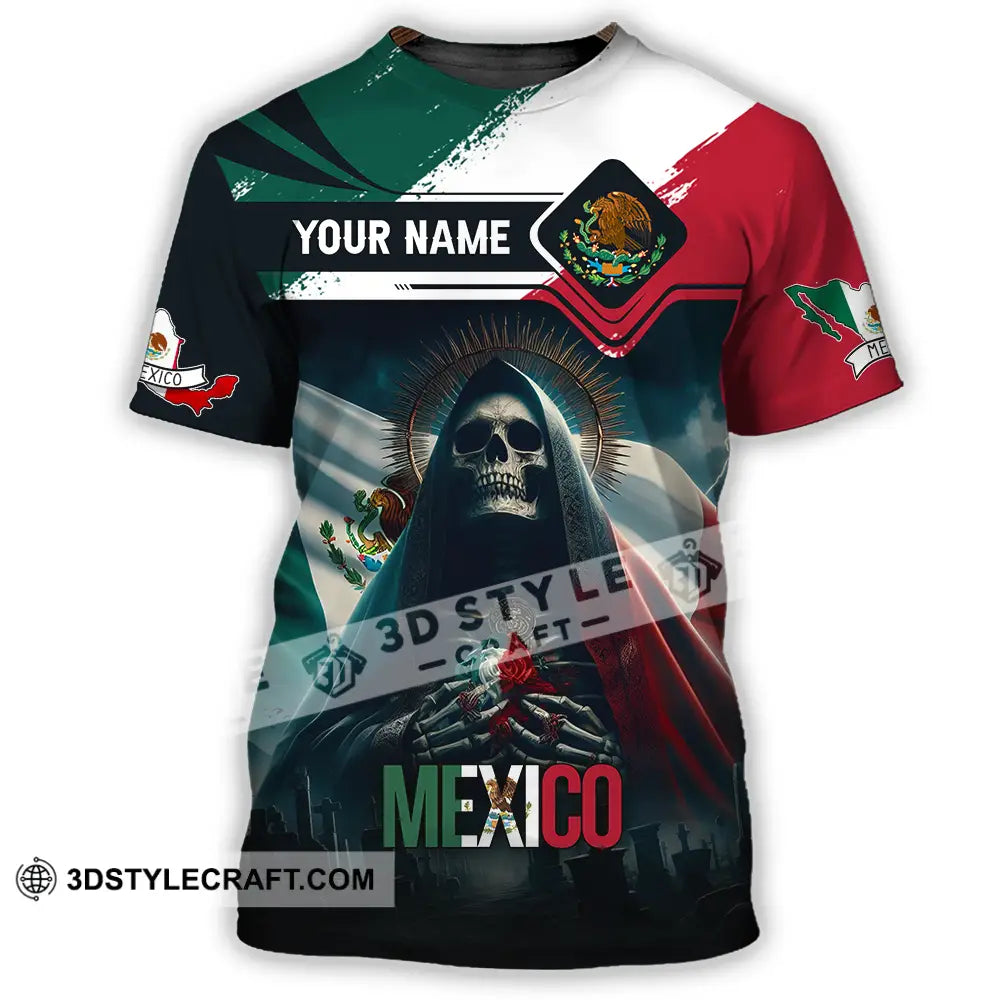 Unisex Shirt - Custom Text Shirt Mexico Shirt T-Shirt / S T-shirt
