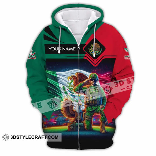 Unisex Shirt - Custom Text Shirt Mexico style option 4