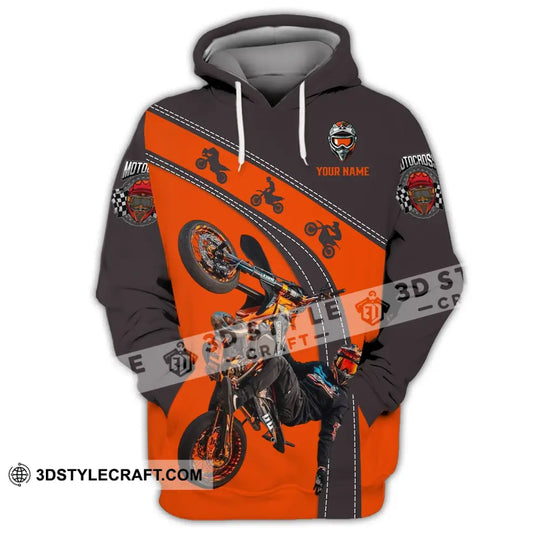 Unisex Shirt - Custom Text Shirt Motocross style option 2