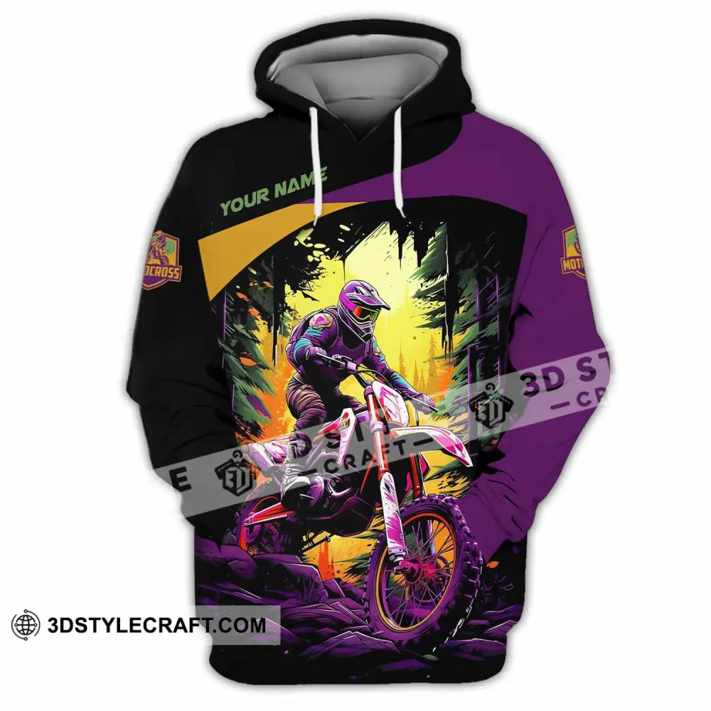 Unisex Shirt - Custom Text Shirt Mountain Bike Shirt Hoodie / S T-shirt