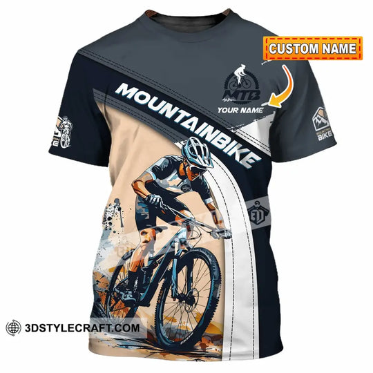 Unisex Shirt - Custom Text Shirt, Mountain Bike Shirt style option 1