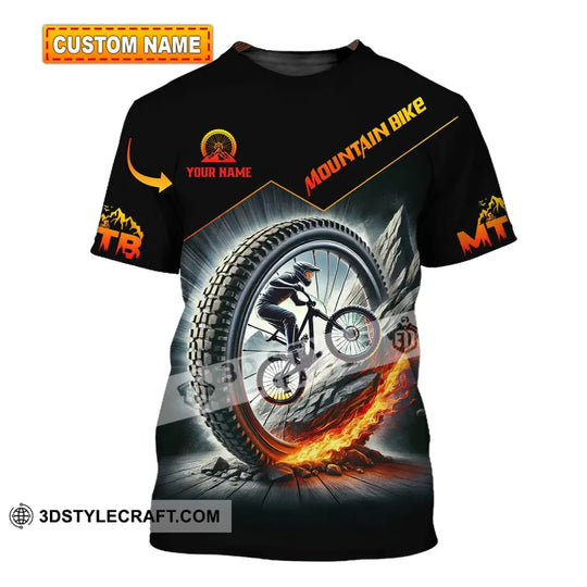 Unisex Shirt - Custom Text Shirt Mountain Bike style option 1