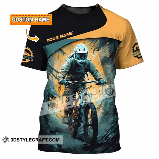 Unisex Shirt - Custom Text Shirt, Mountain Bike Shirt style option 1