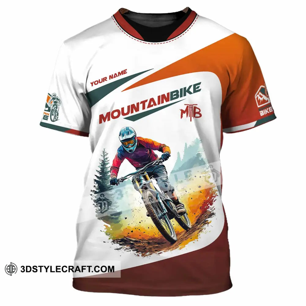 Unisex Shirt - Custom Text Shirt Mountain Bike Shirt T-Shirt / S T-shirt