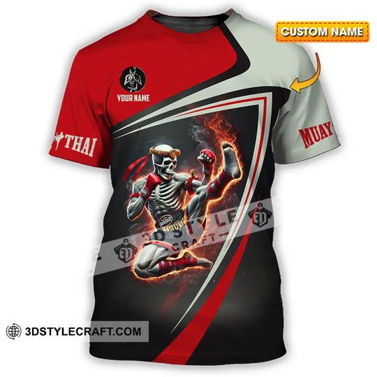 Unisex Shirt - Custom Text Shirt Muay Thai style option 1