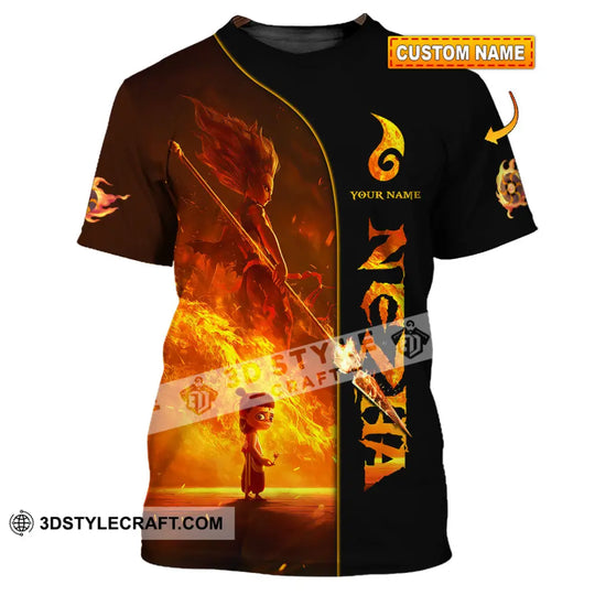 Unisex Shirt - Custom Text Shirt, NeZha Shirt style option 1