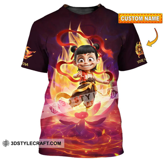 Unisex Shirt - Custom Text Shirt, Nezha Shirt style option 1