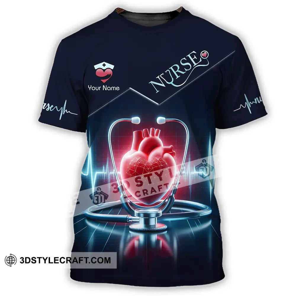 Unisex Shirt - Custom Text Nursing Shirt Nurse Life T-Shirt / S T-shirt