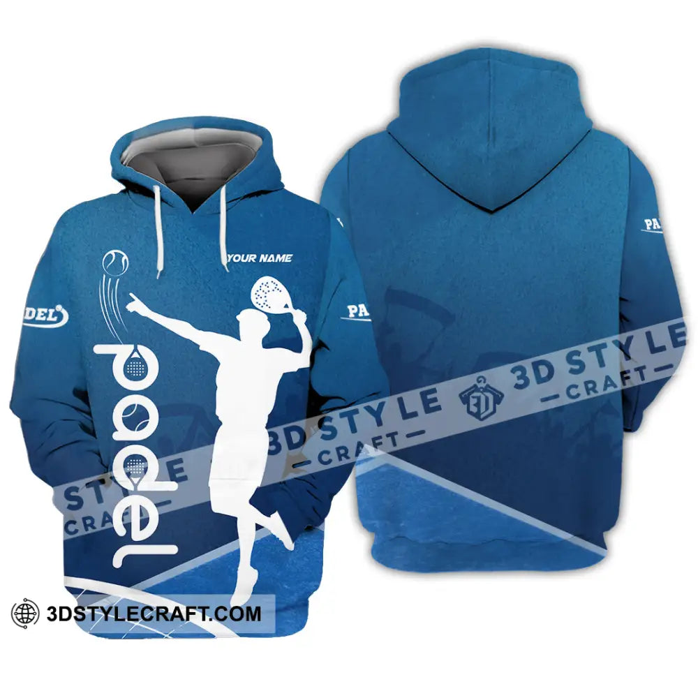 Unisex Shirt - Custom Text Shirt Padel Shirt Hoodie / S T-shirt