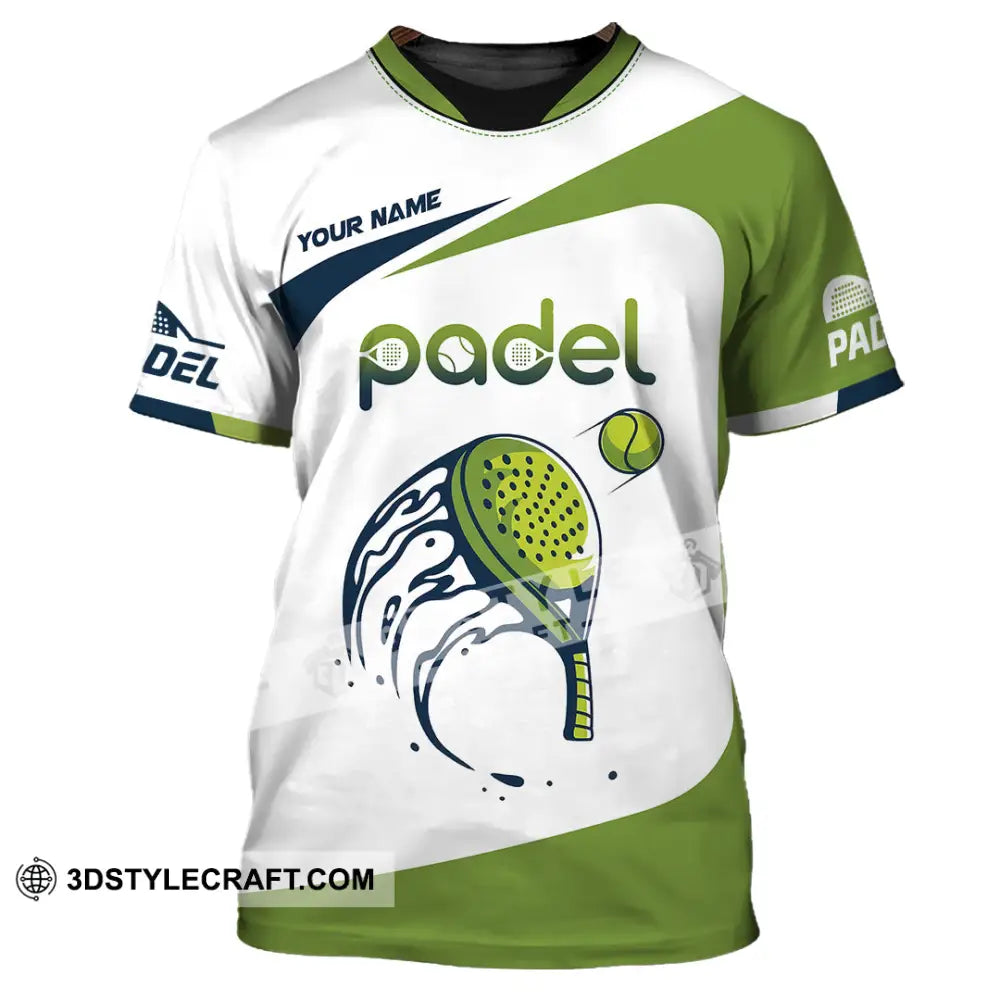 Unisex Shirt - Custom Text Shirt Padel Shirt T-Shirt / S T-shirt