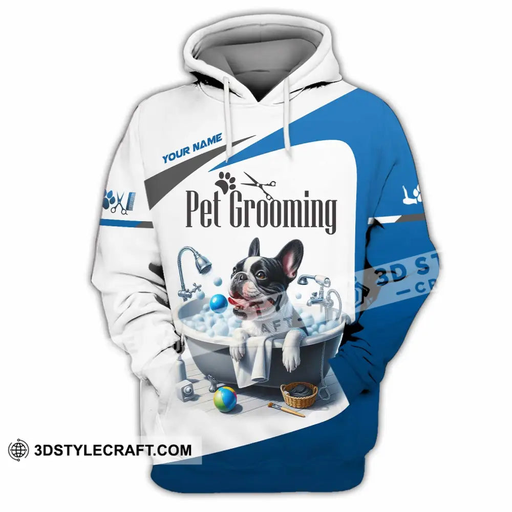 Unisex Shirt - Custom Text Shirt Pet Grooming Shirt Hoodie / S T-shirt