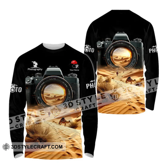 Unisex Shirt - Custom Text Shirt, Photographer Shirt style option 4
