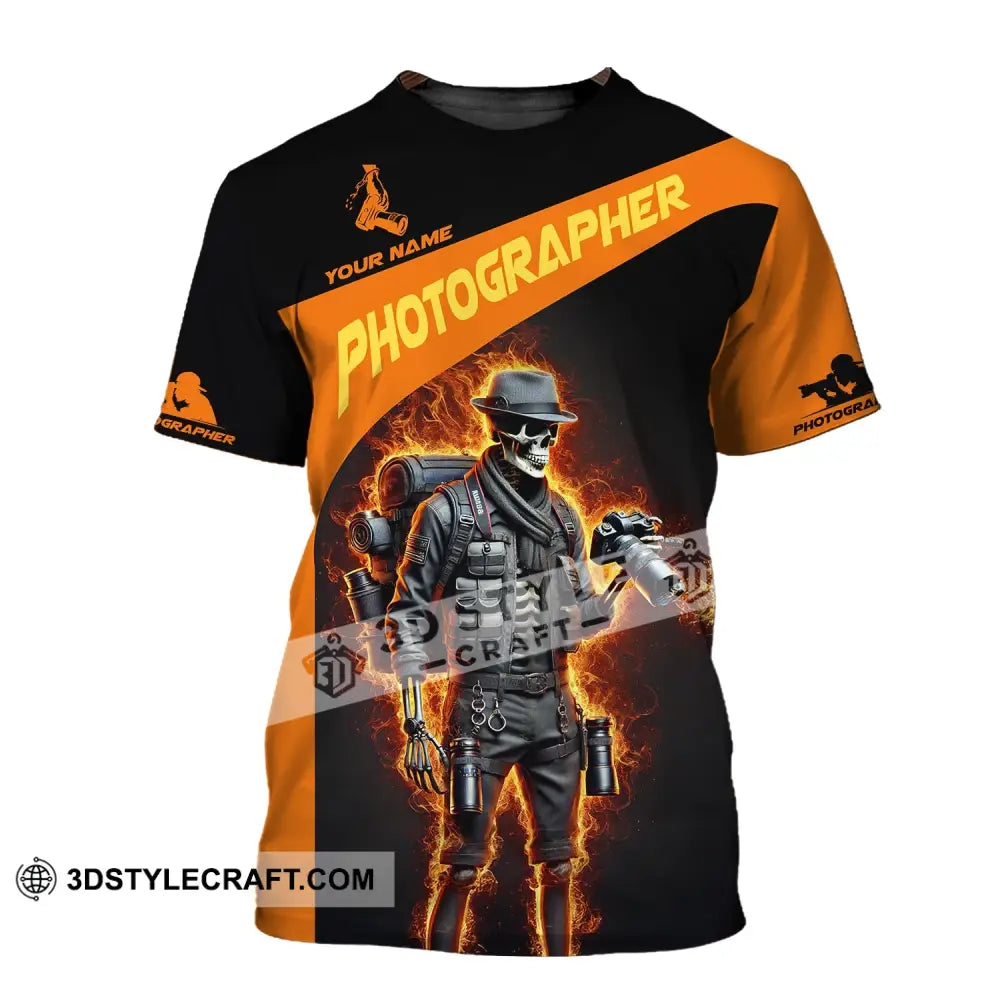 Unisex Shirt - Custom Text Photographer T-Shirt / S T-Shirt