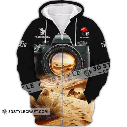 Unisex Shirt - Custom Text Shirt, Photographer Shirt style option 2