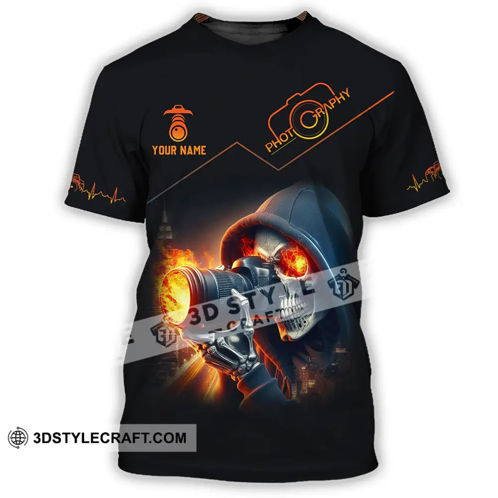 Unisex Shirt - Custom Text Shirt Photography Shirt T-Shirt / S T-shirt