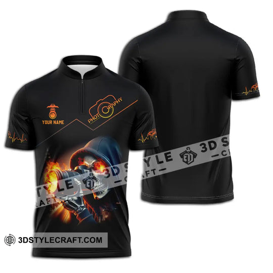 Unisex Shirt - Custom Text Shirt, Photography Shirt style option 2