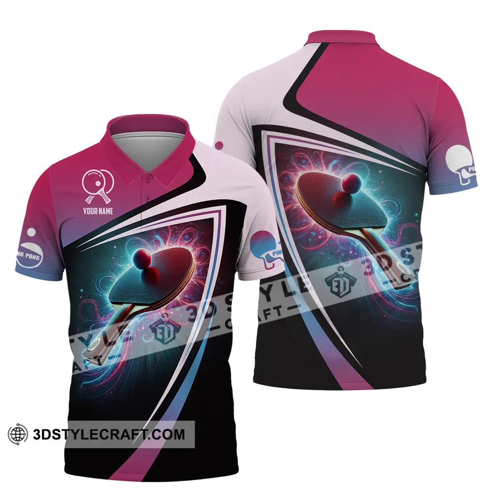 Unisex Shirt - Custom Text Shirt Ping Pong Shirt Polo Shirt / S T-shirt